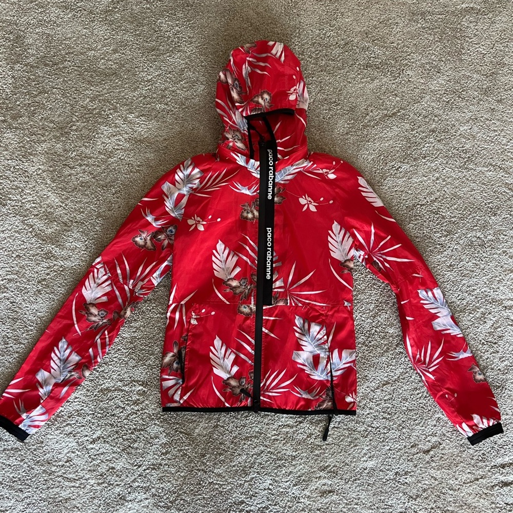 Paco Rabanne Red Floral Jacket